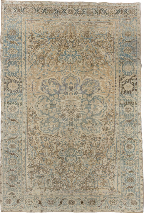 Antique Heriz Area Rug (7' x 11')